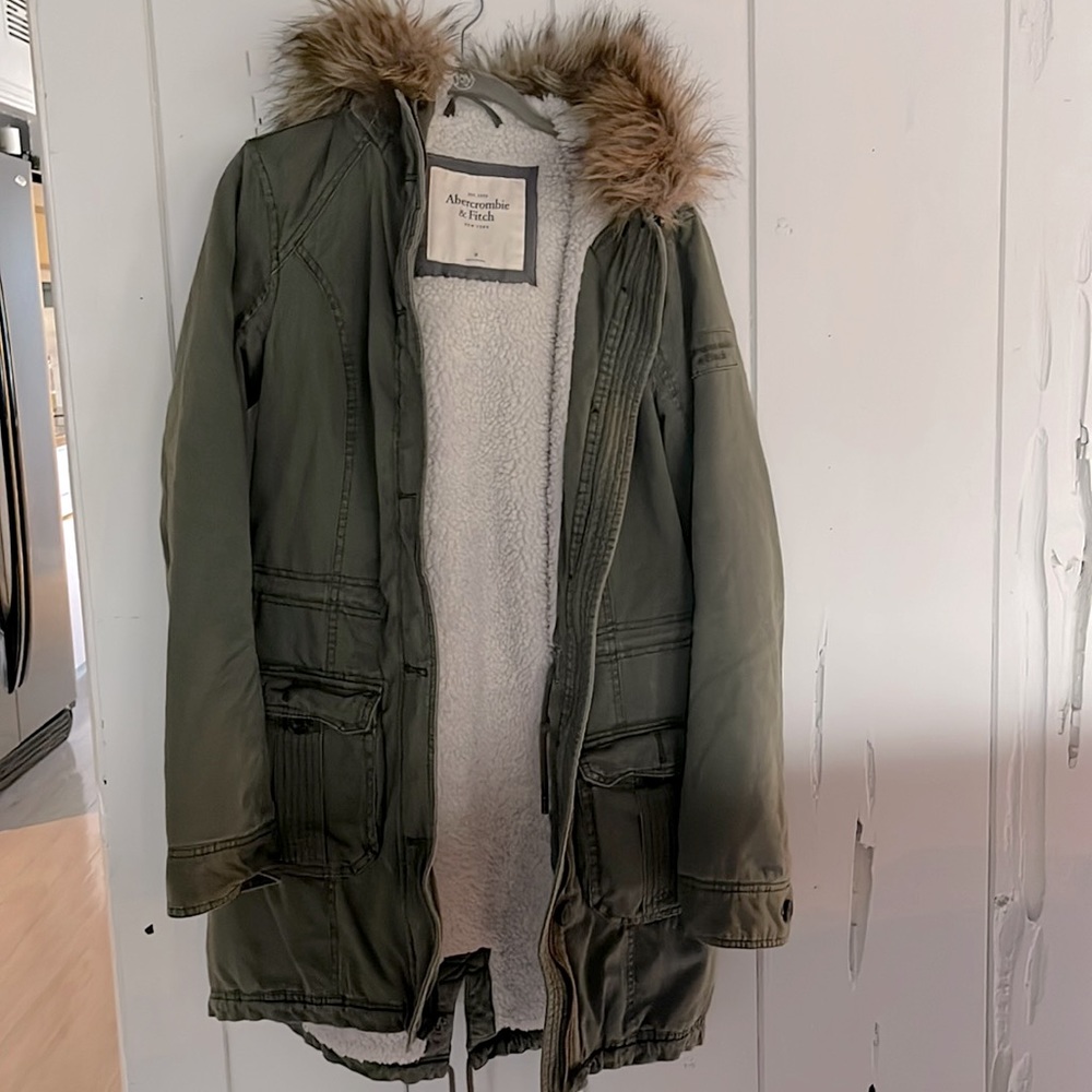 Abercrombie and Fitch Meg Sherpa Parka